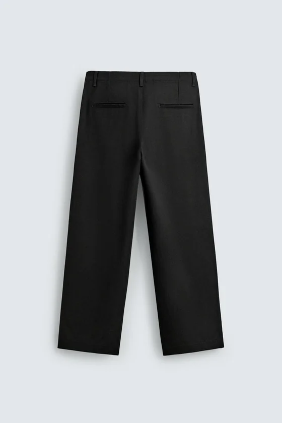 БРЮКИ BALLOON FIT ИЗ РЕЛЬЕФНОЙ ТКАНИ