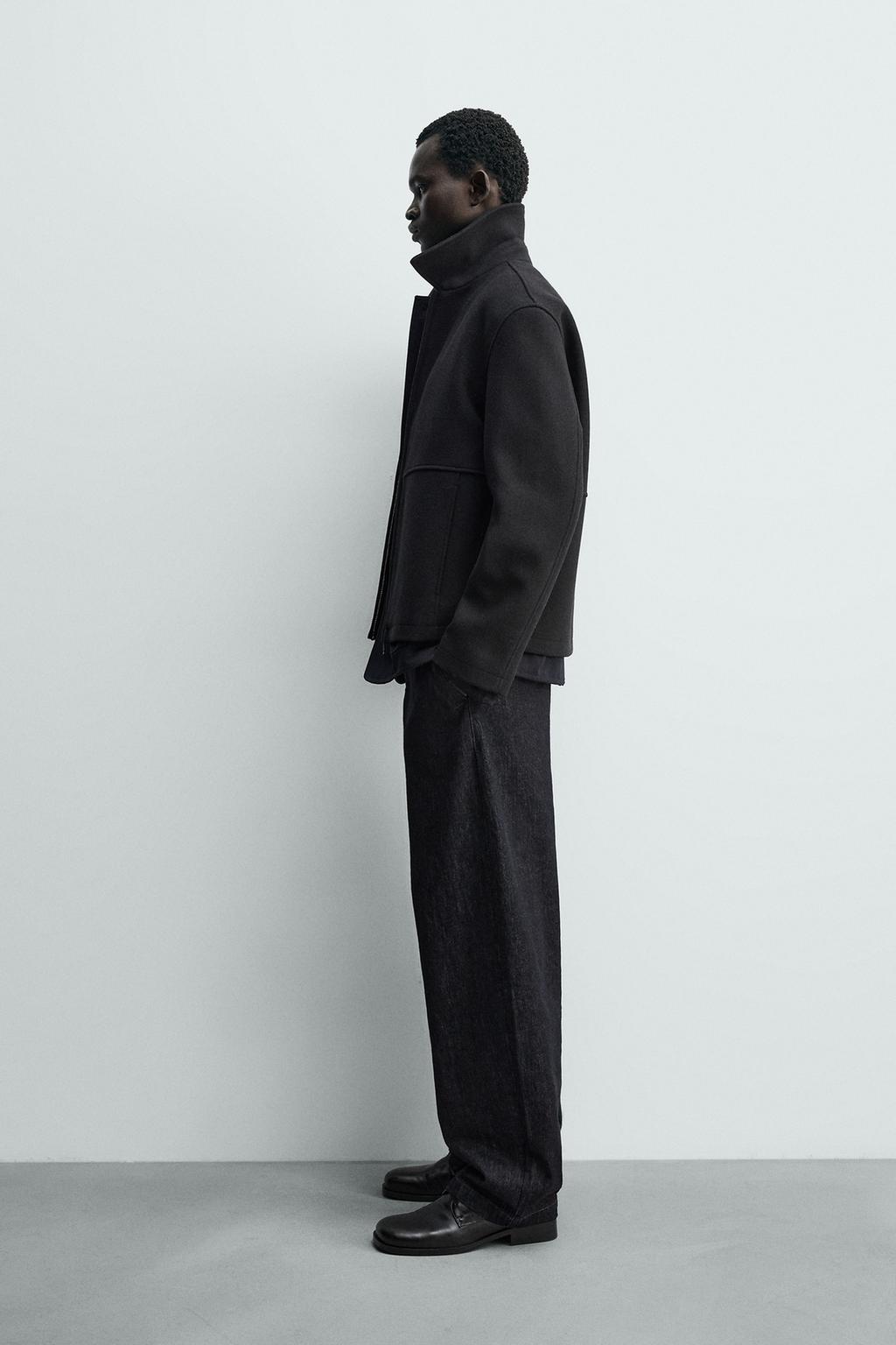 КУРТКА-БОМБЕР ИЗ ТКАНИ «ЁЛОЧКА» НА МОЛНИИ