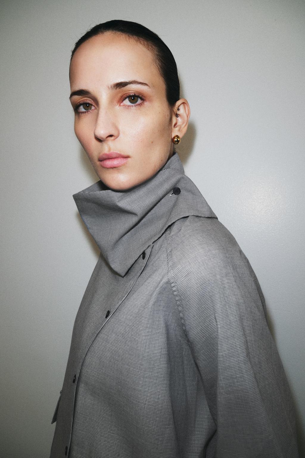 РУБАШКА ОВЕРСАЙЗ В КЛЕТКУ С КАРМАНОМ — ZW COLLECTION