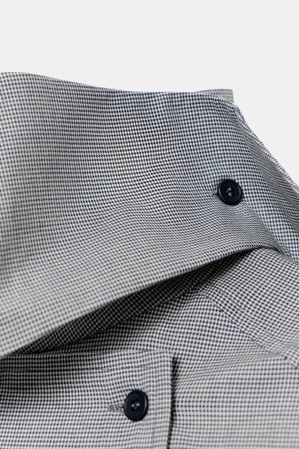 РУБАШКА ОВЕРСАЙЗ В КЛЕТКУ С КАРМАНОМ — ZW COLLECTION