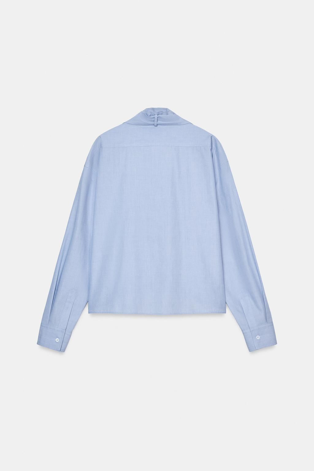 РУБАШКА С БАНТОМ ZW COLLECTION