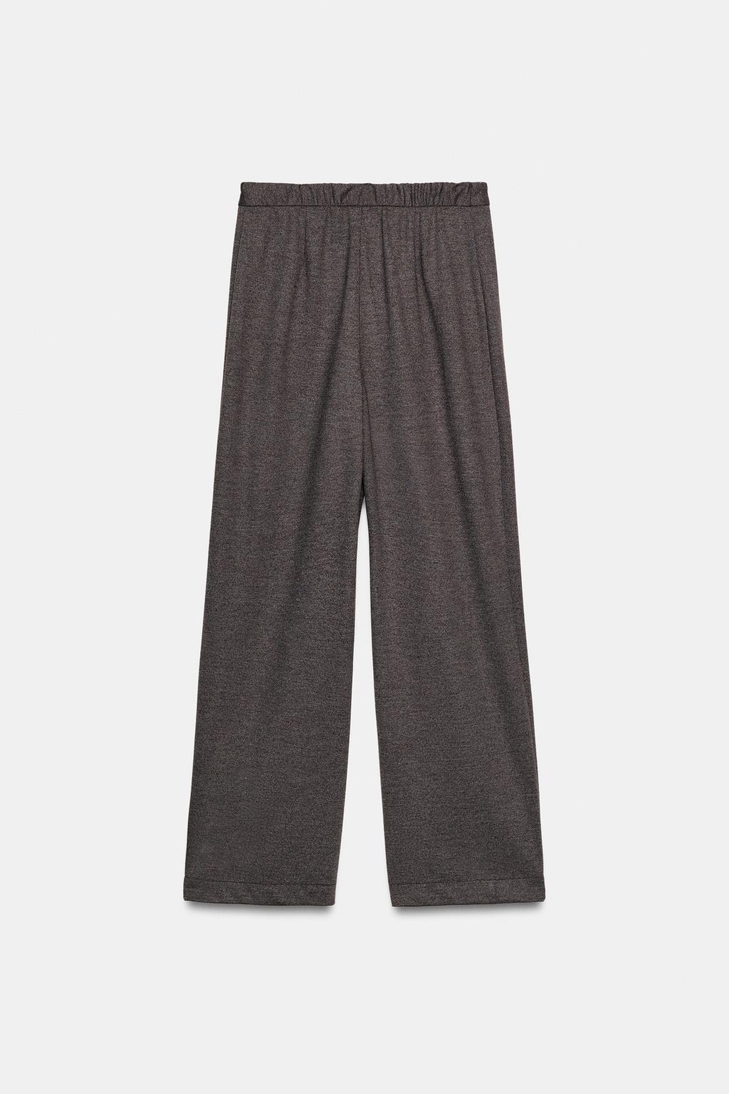 БРЮКИ ПРЯМОГО КРОЯ С ВЫСОКОЙ ПОСАДКОЙ