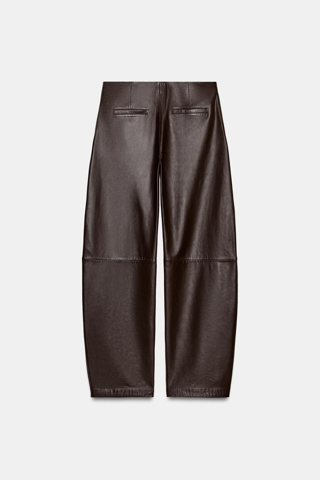 БРЮКИ-БАЛЛОНЫ ИЗ 100% КОЖИ ZW COLLECTION