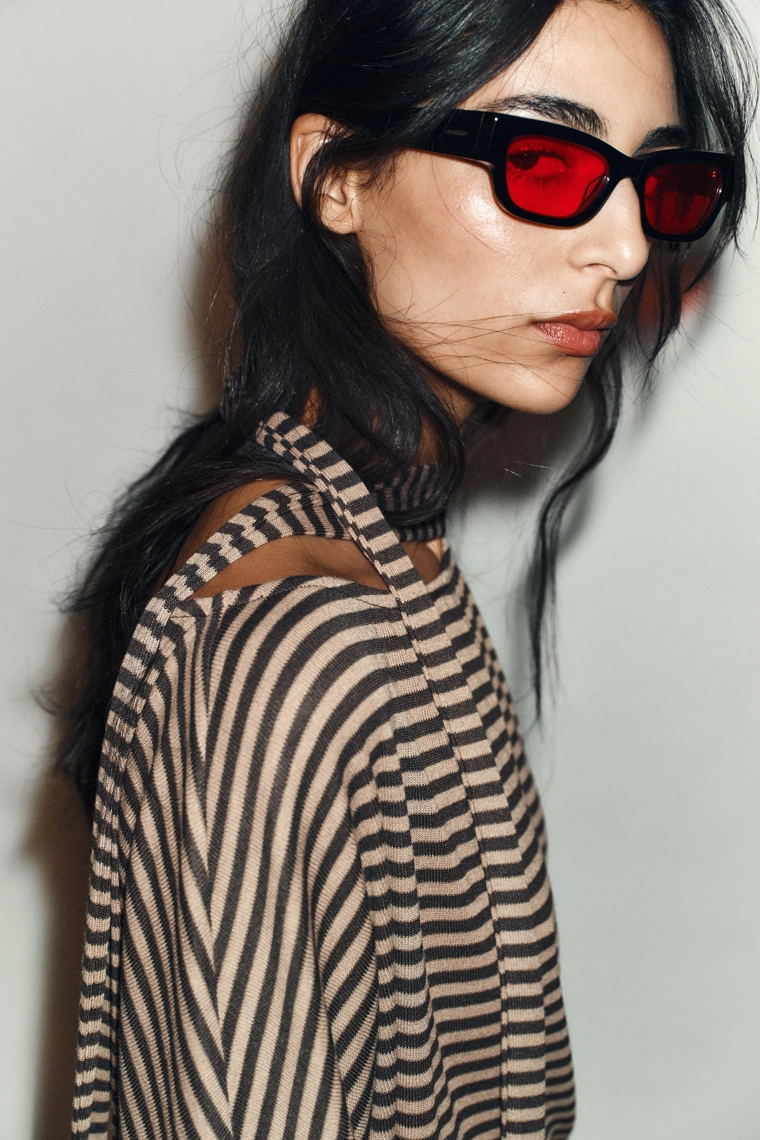 ТОП В ПОЛОСКУ С ПОЯСОМ