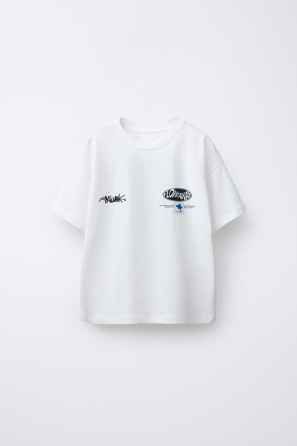 ФУТБОЛКА С ПРИНТОМ-КАПЛЕЙ