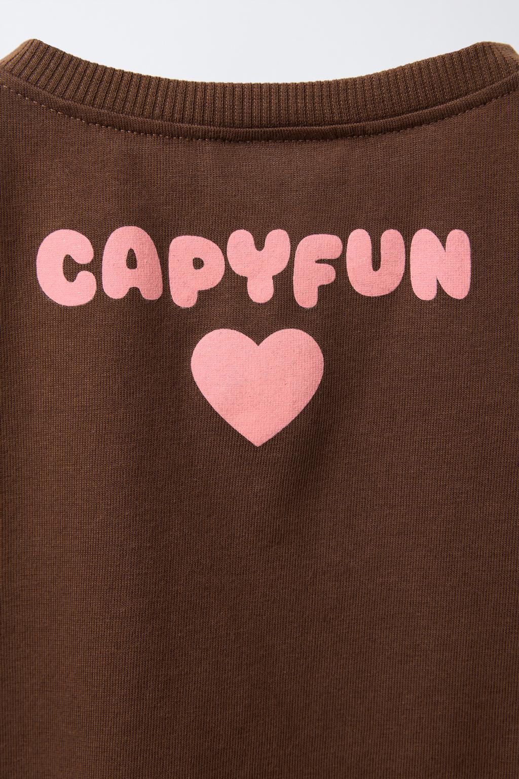 ФУТБОЛКА С ПРИНТОМ CAPIBARA CAPYFUN ©