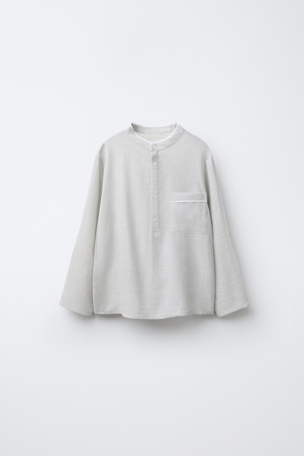 2-6 ЛЕТ/ПИЖАМА С РУБАШКОЙ-ХЕНЛИ