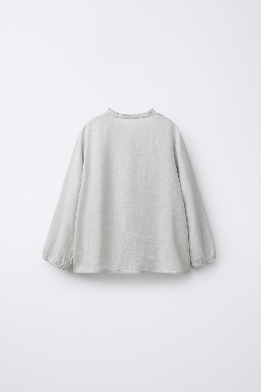 2-6 ЛЕТ/ ПИЖАМА С ВЫШИВКОЙ В ВИДЕ ЦВЕТОВ