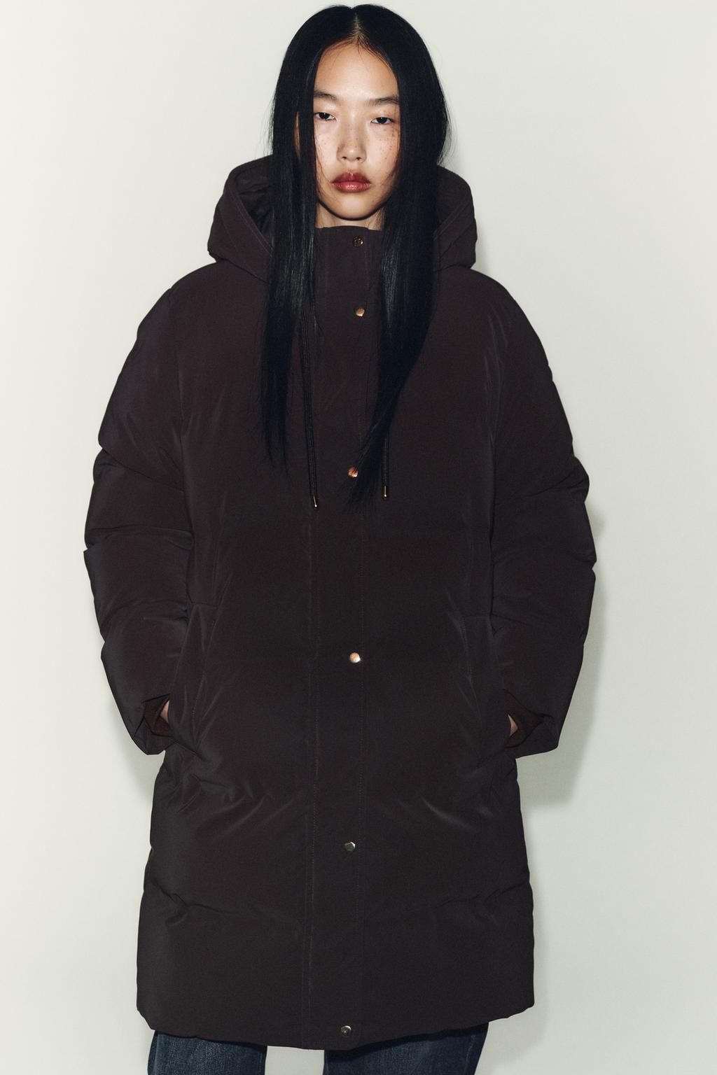 ВЕТРОЗАЩИТНЫЙ АНОРАК СРЕДНЕЙ ДЛИНЫ ИЗ ПРОРЕЗИНЕННОЙ ТКАНИ