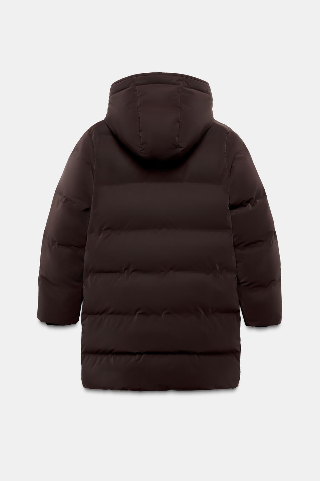 ВЕТРОЗАЩИТНЫЙ АНОРАК СРЕДНЕЙ ДЛИНЫ ИЗ ПРОРЕЗИНЕННОЙ ТКАНИ