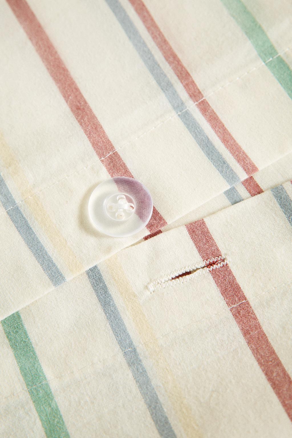 Детское одеяло с полосатым рисунком