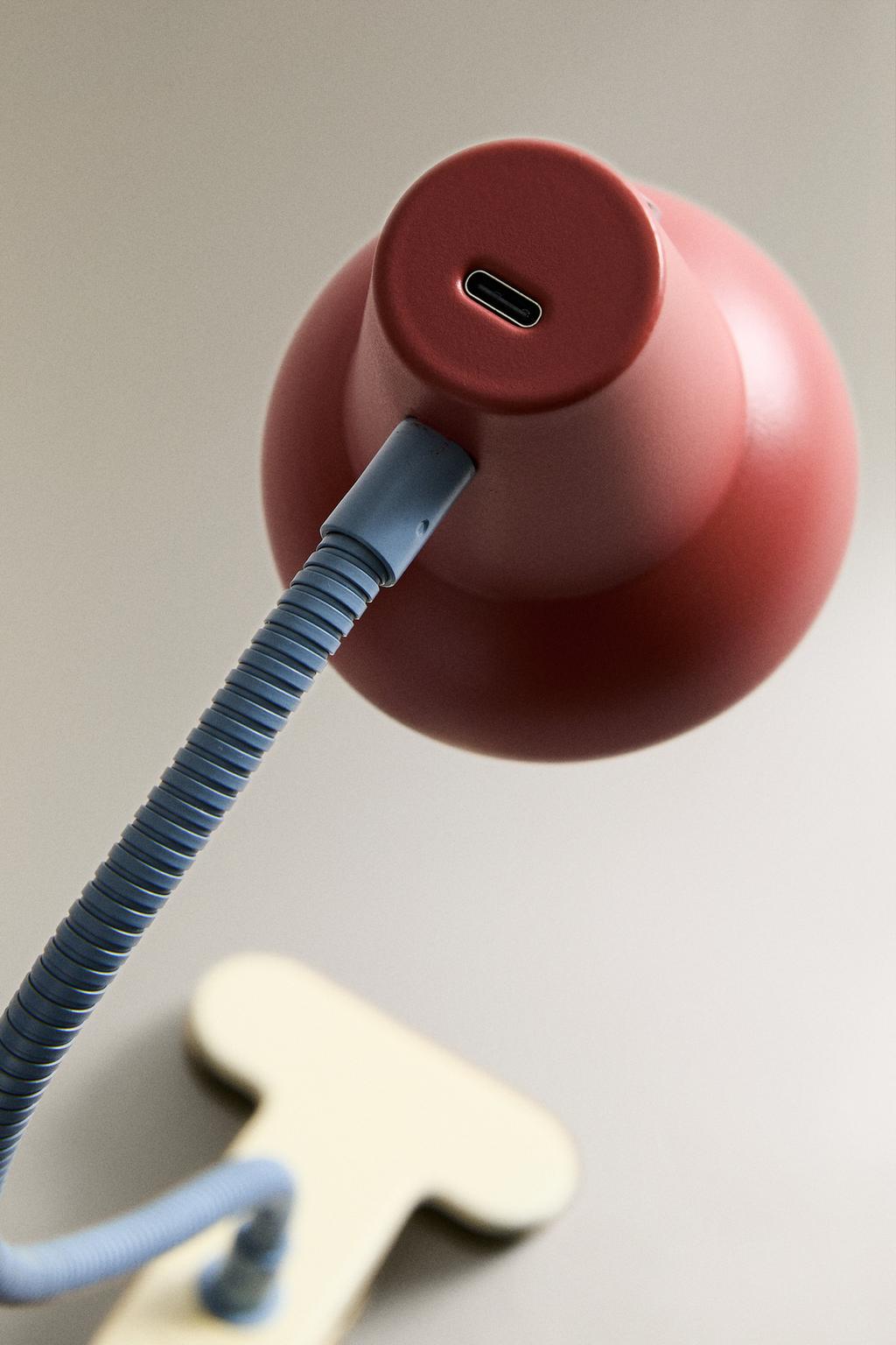 Лампа | детский настольный светильник со скрепой