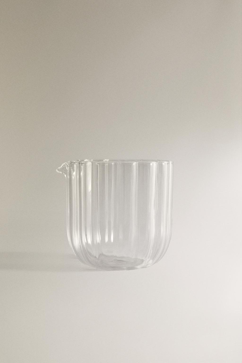 Молочник из боросиликатного стекла