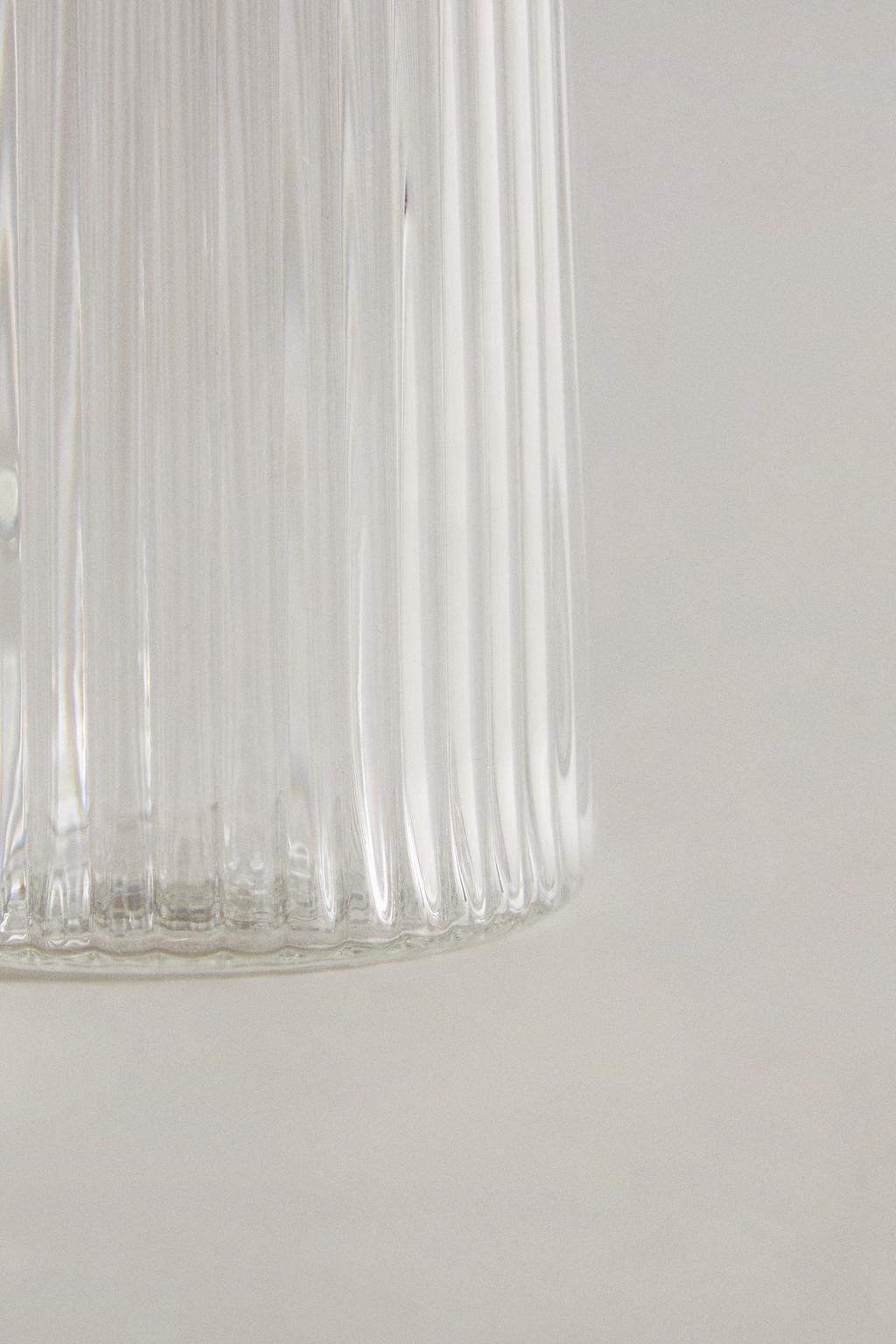 Молочник из боросиликатного стекла с объемным узором