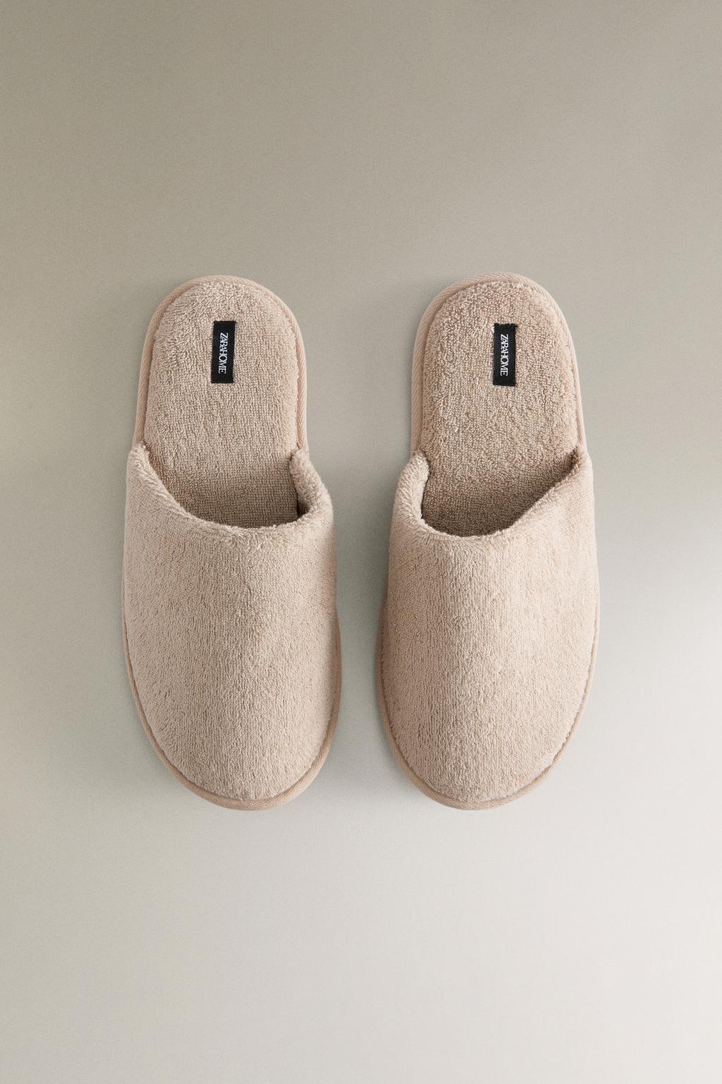 Тапочки для ванной из махрового ворса