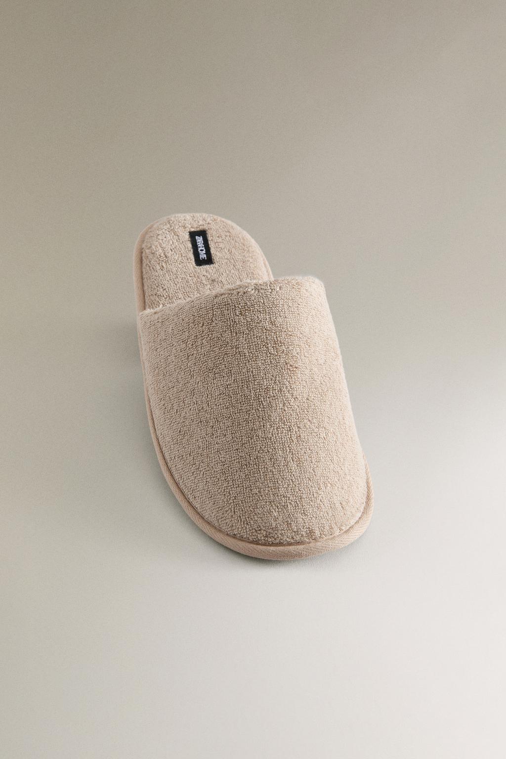 Тапочки для ванной из махрового ворса