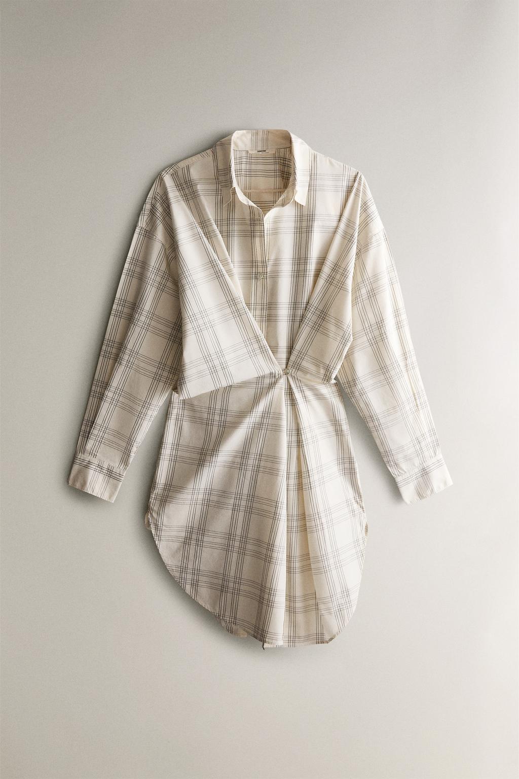 Длинная рубашка в полоску