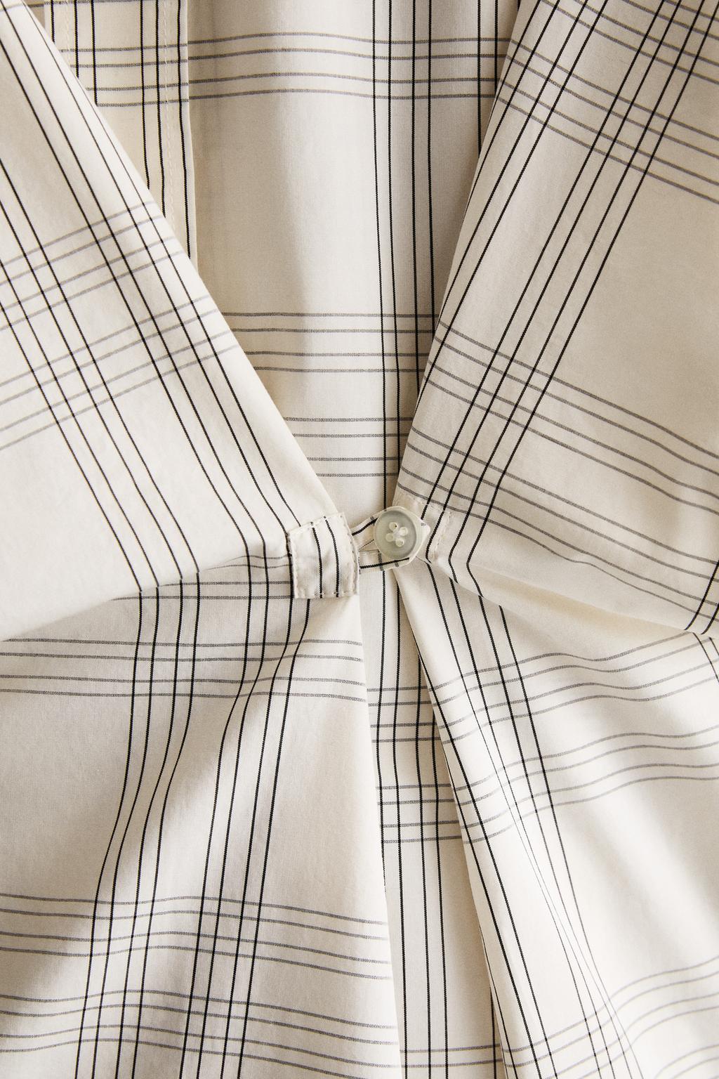 Длинная рубашка в полоску