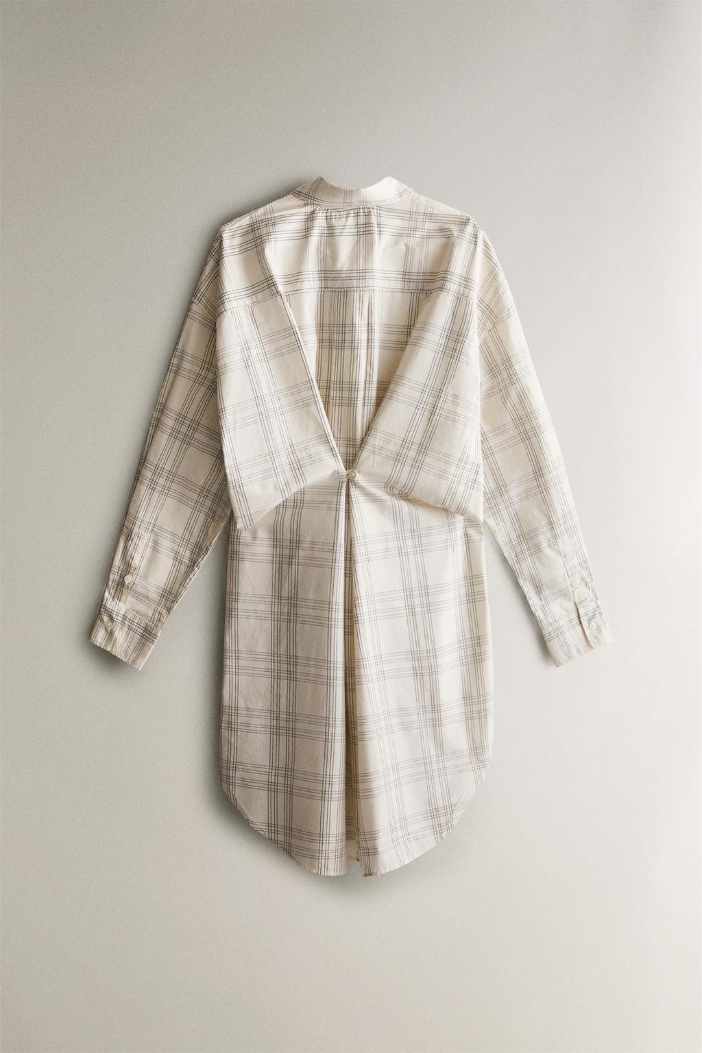 Длинная рубашка в полоску