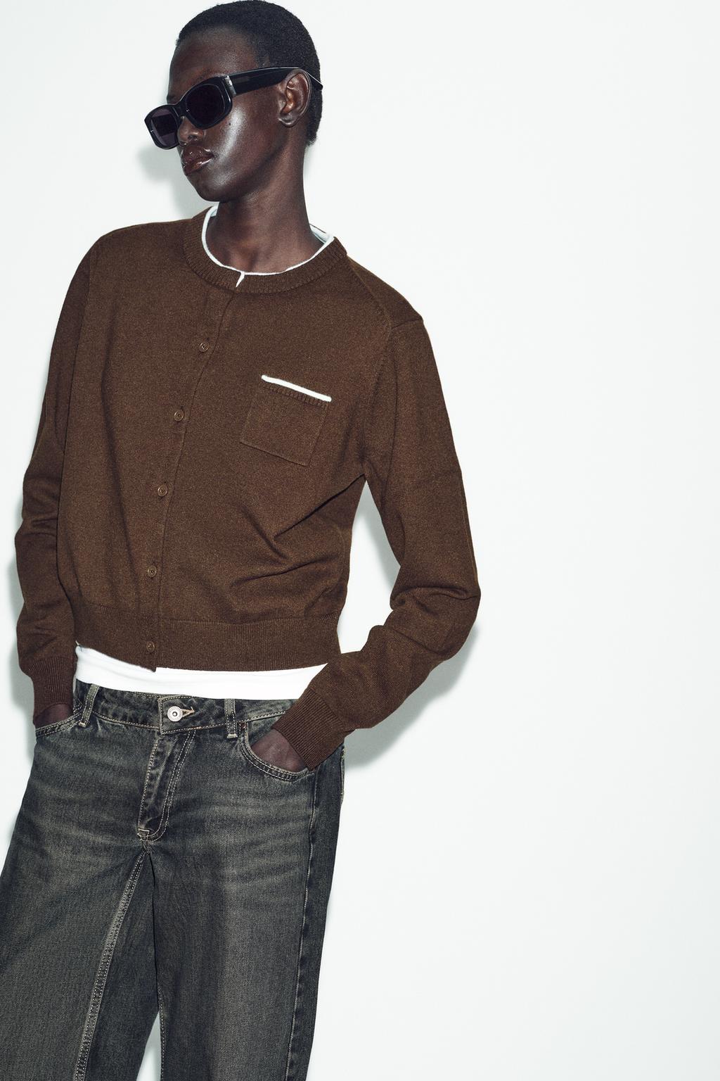 КОМБИНИРОВАННЫЙ КАРДИГАН