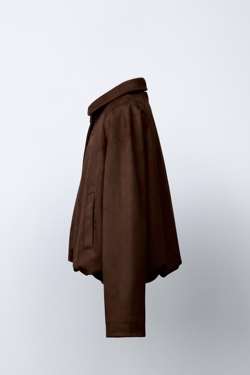 БОМБЕР ИЗ ИСКУССТВЕННОЙ ЗАМШИ