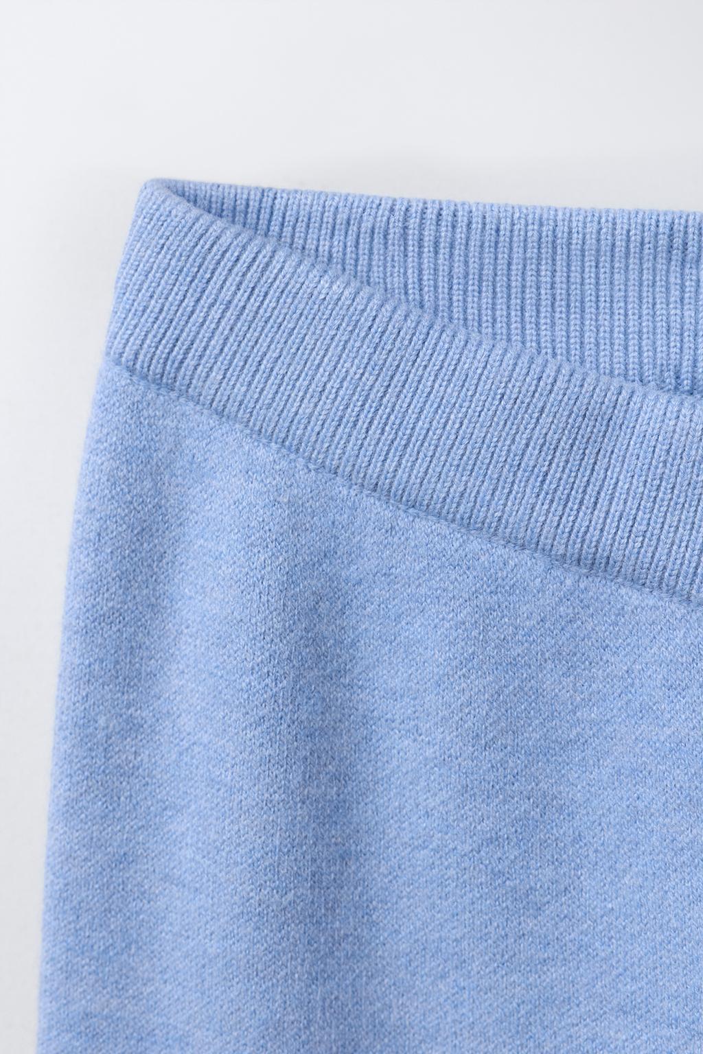 ТРИКОТАЖНЫЕ БРЮКИ WIDE LEG