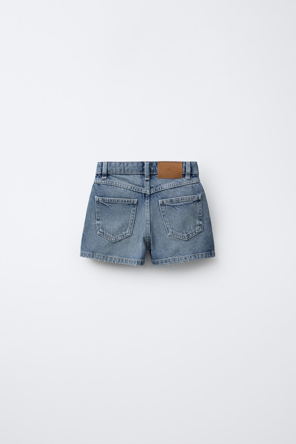 ДЖИНСОВАЯ ЮБКА-ШОРТЫ