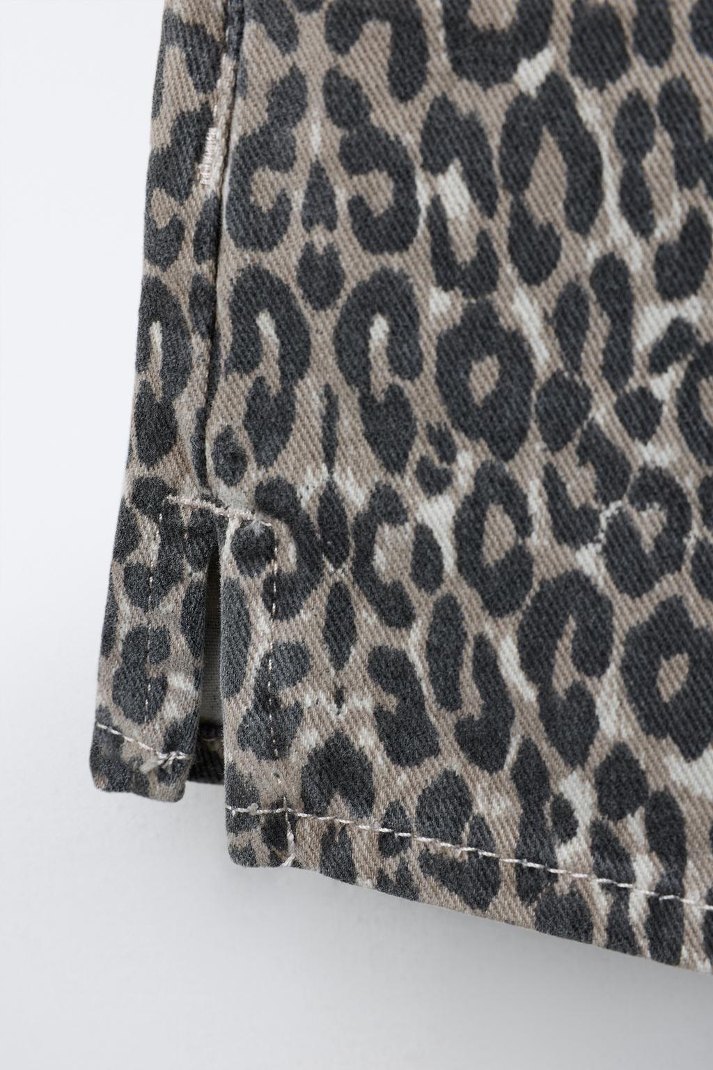 ЮБКА-ШОРТЫ С АНИМАЛИСТИЧЕСКИМ ПРИНТОМ