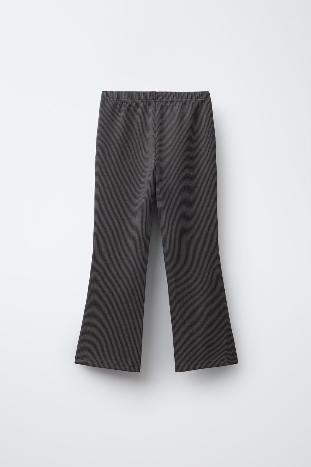 БРЮКИ FLARE В РУБЧИК С МОДАЛОМ