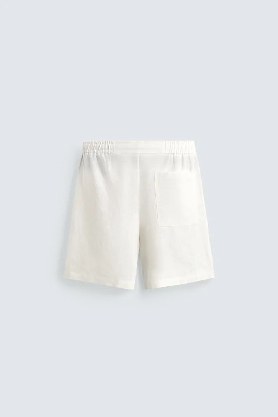 ШОРТЫ RELAXED FIT ИЗ 100% ЛЬНА
