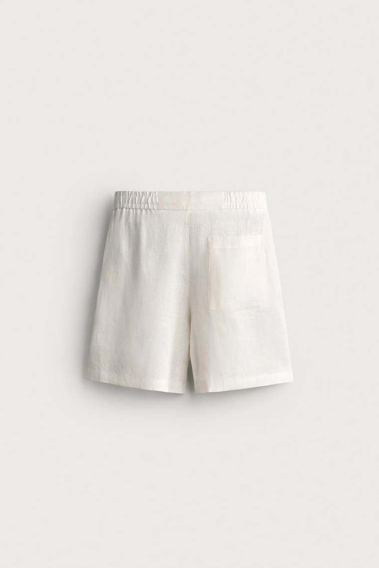 ШОРТЫ RELAXED FIT ИЗ 100% ЛЬНА
