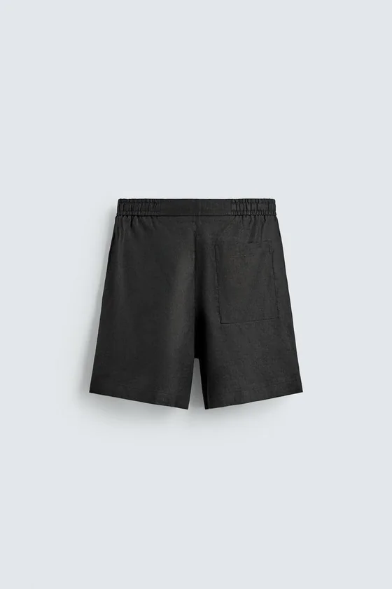 ШОРТЫ RELAXED FIT ИЗ 100% ЛЬНА