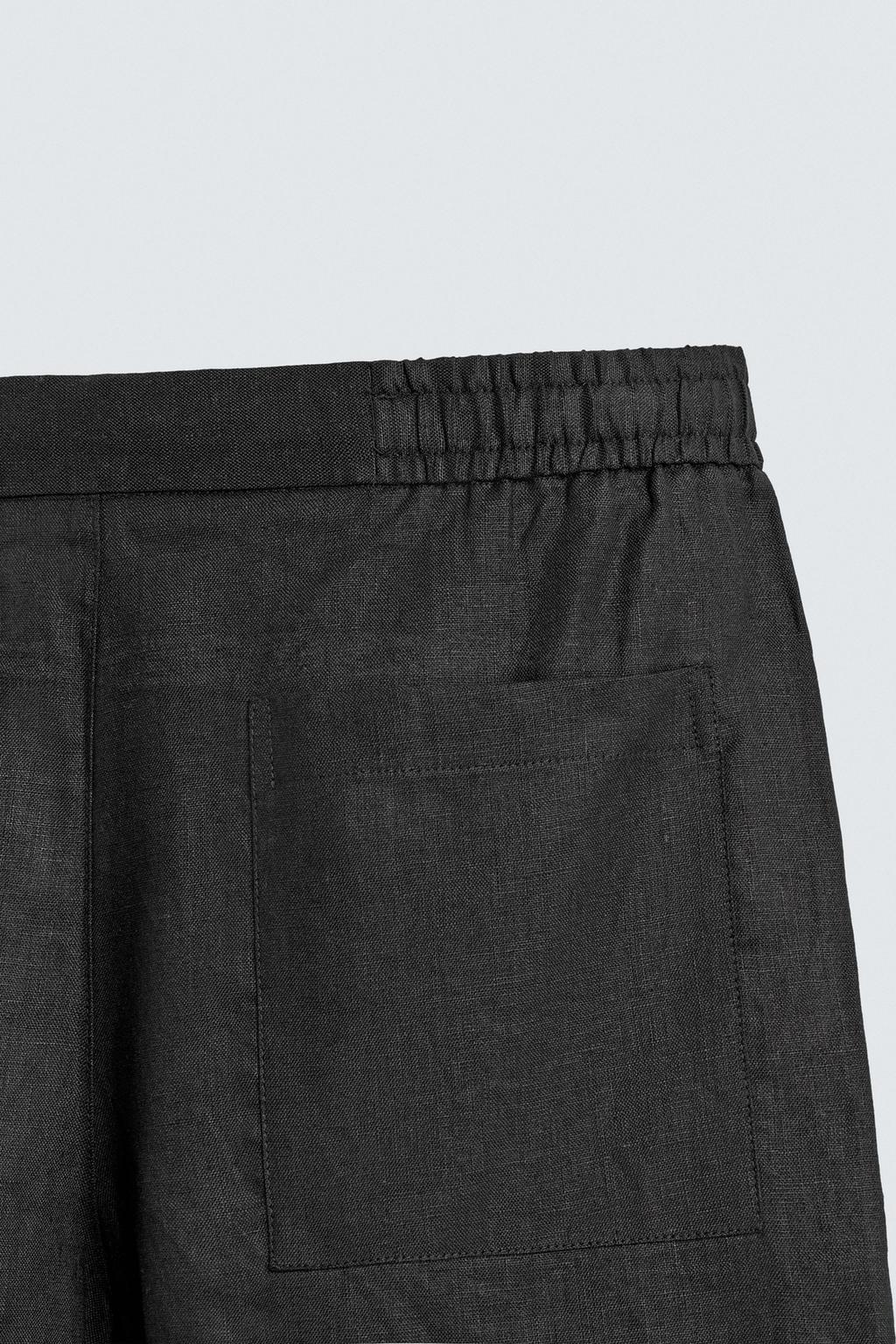 ШОРТЫ RELAXED FIT ИЗ 100% ЛЬНА