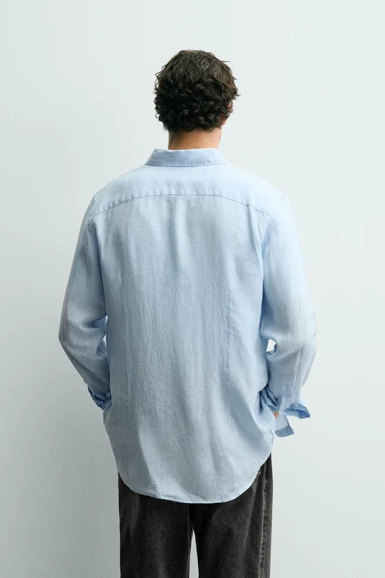 РУБАШКА REGULAR FIT ИЗ 100% ЛЬНА