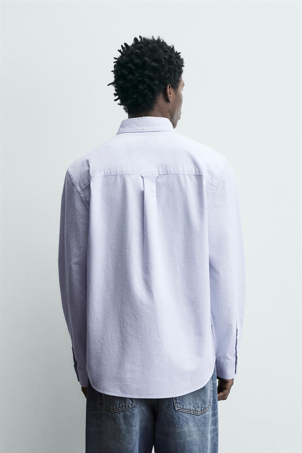 РУБАШКА ОКСВОРД С ТЕКСТУРОЙ