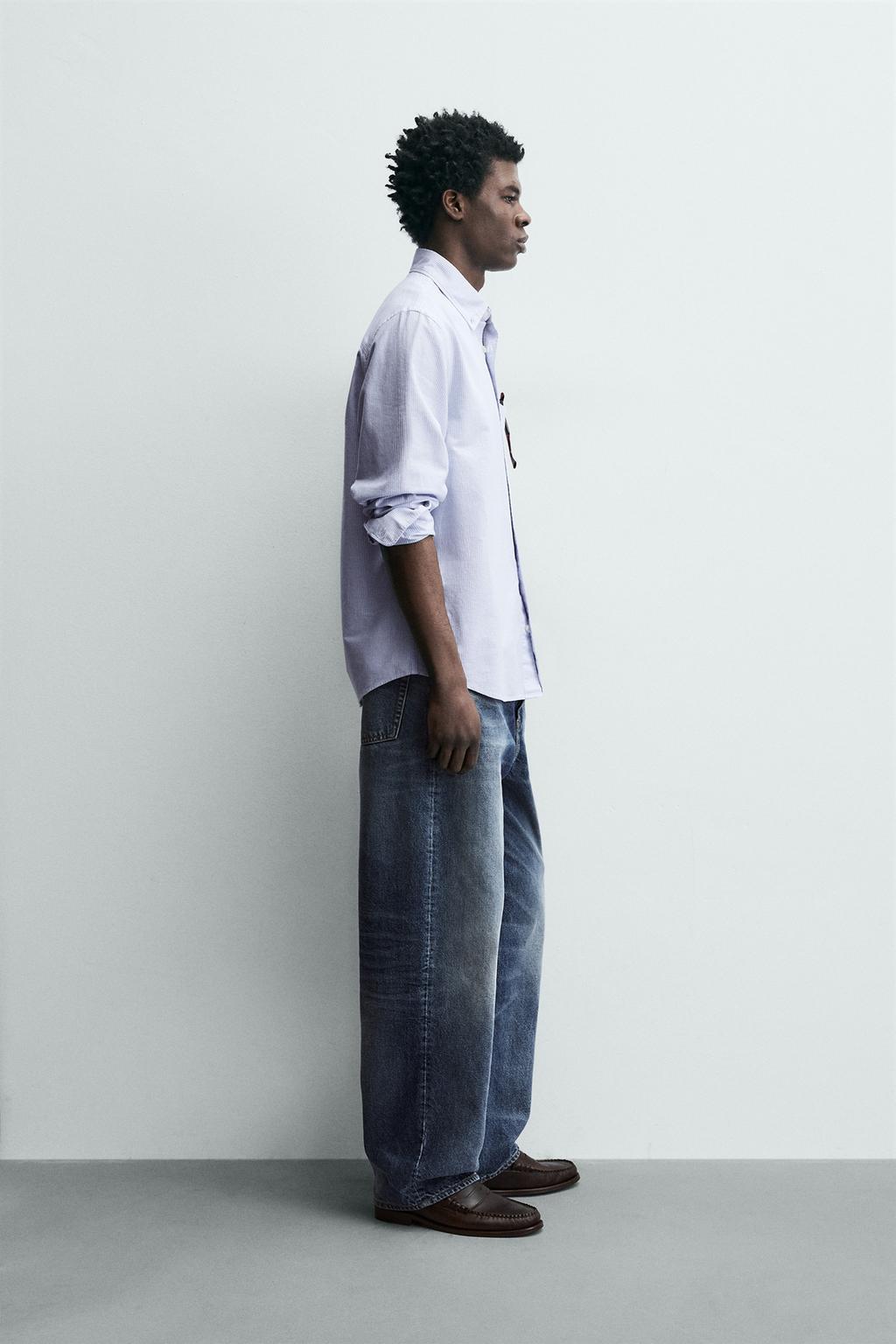 РУБАШКА ОКСВОРД С ТЕКСТУРОЙ