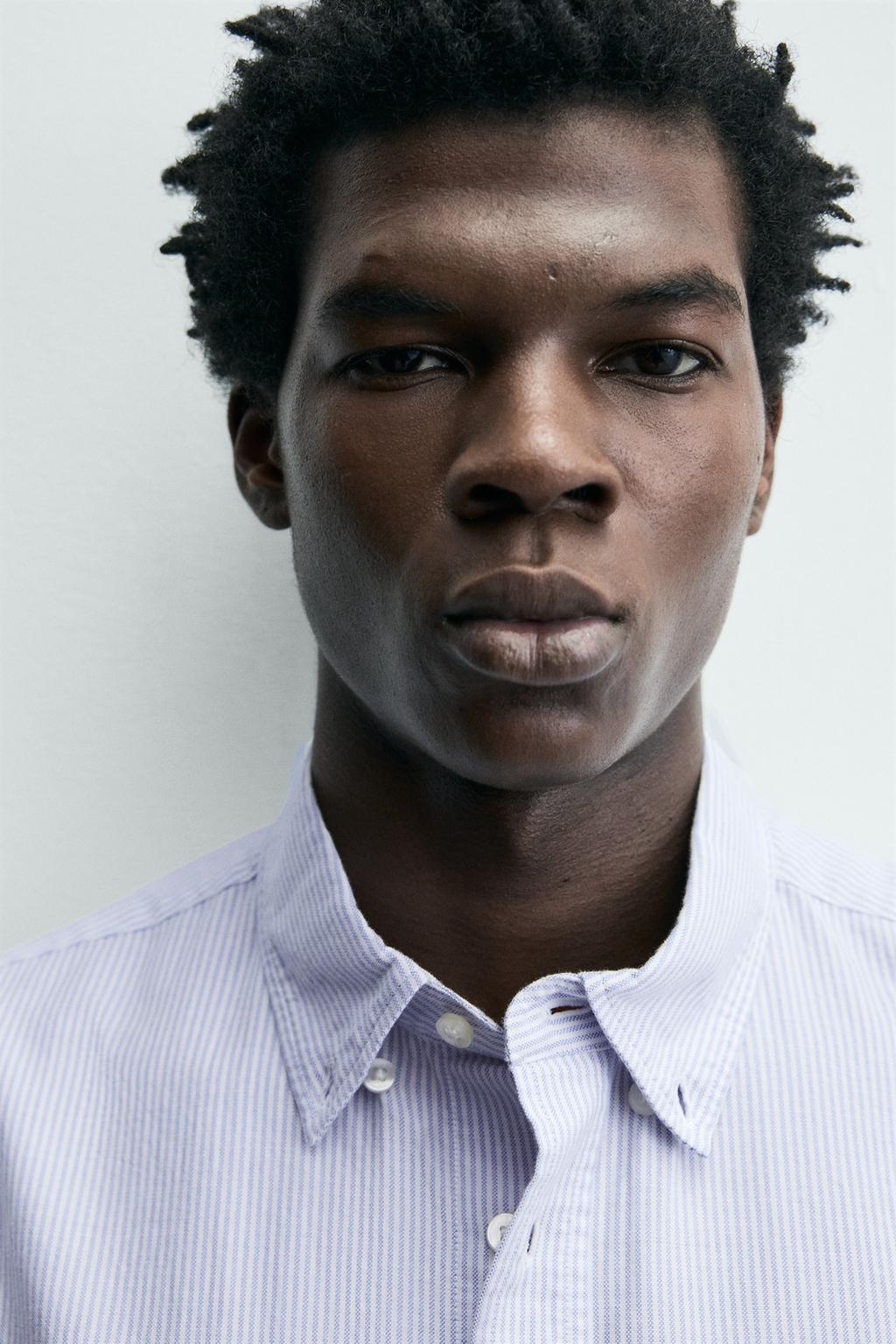 РУБАШКА ОКСВОРД С ТЕКСТУРОЙ