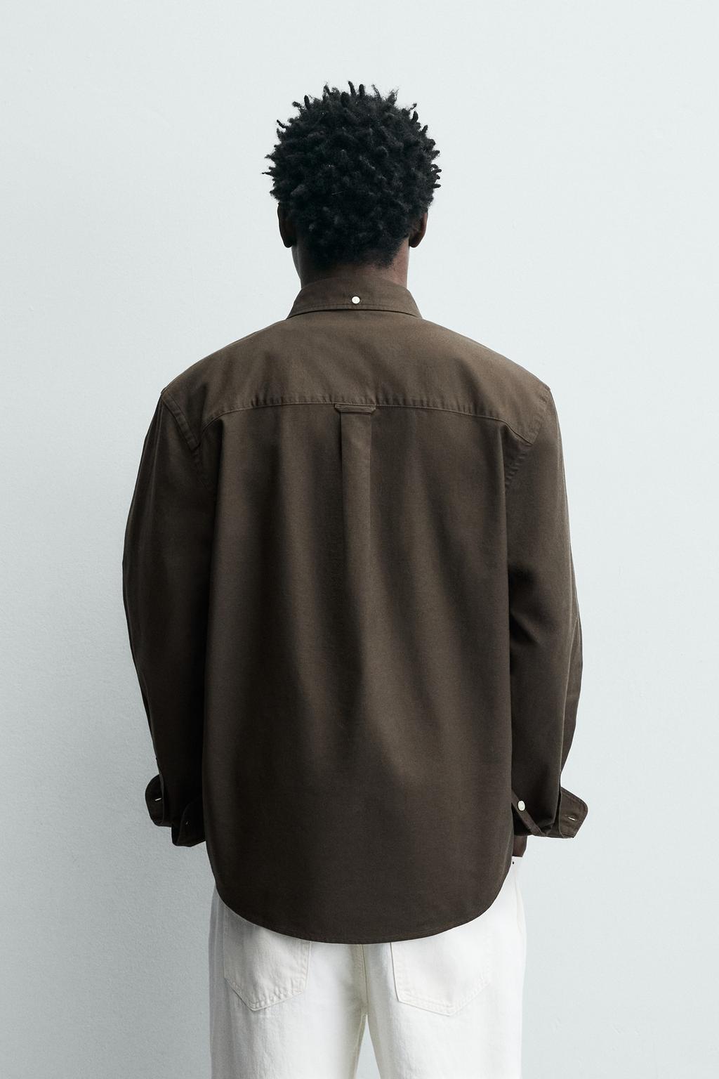 РУБАШКА ОКСВОРД С ТЕКСТУРОЙ