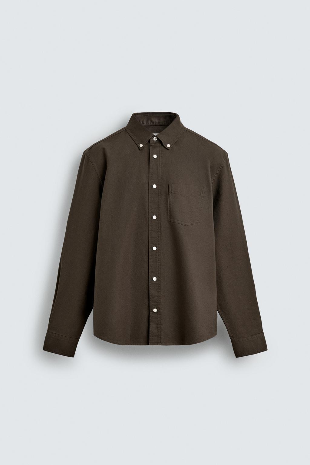 РУБАШКА ОКСВОРД С ТЕКСТУРОЙ