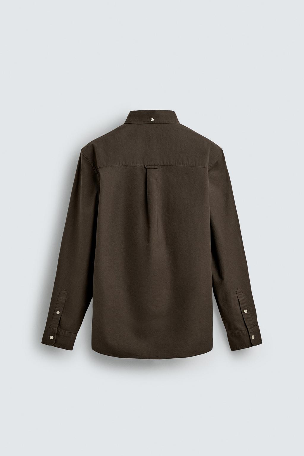 РУБАШКА ОКСВОРД С ТЕКСТУРОЙ