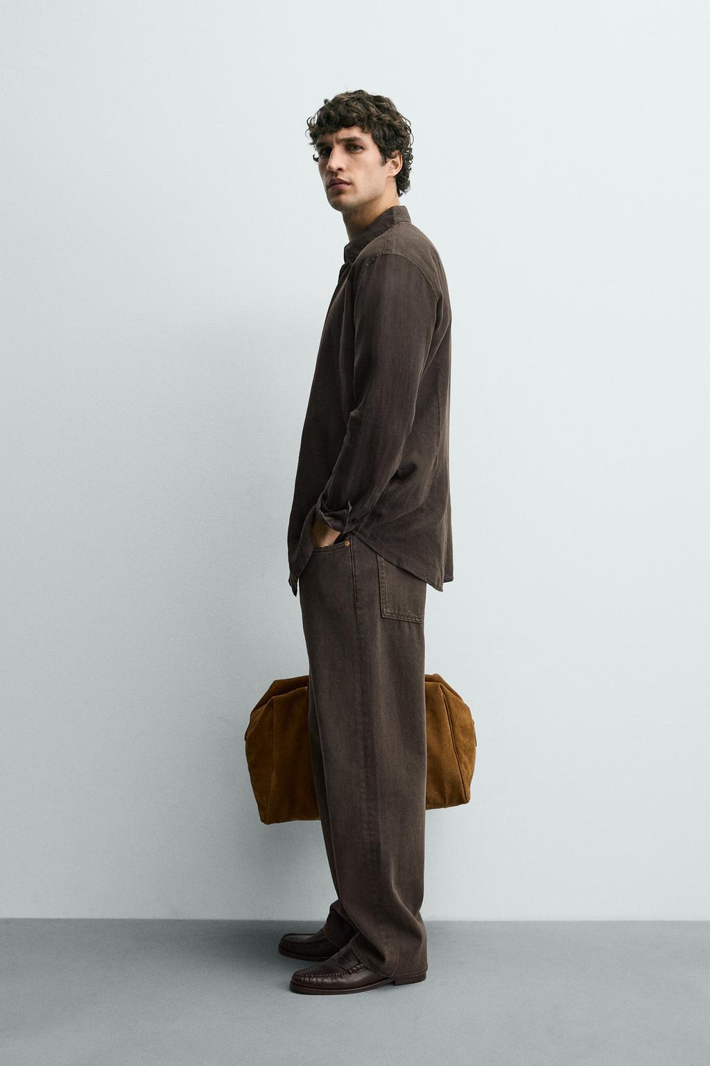 РУБАШКА REGULAR FIT ИЗ 100% ЛЬНА