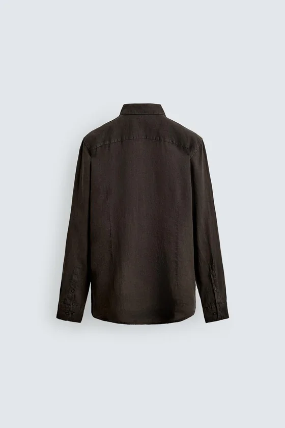 РУБАШКА REGULAR FIT ИЗ 100% ЛЬНА