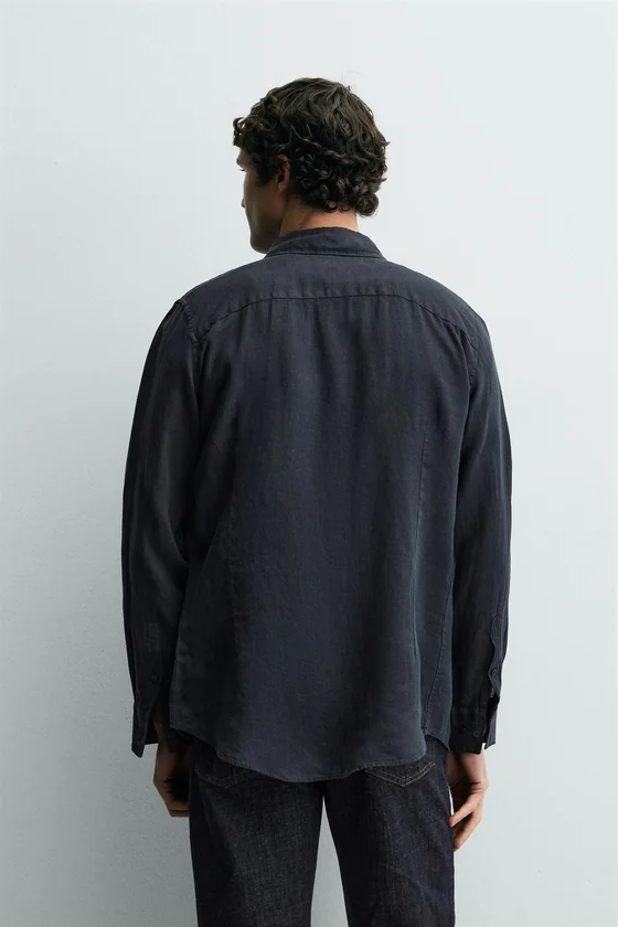 РУБАШКА REGULAR FIT ИЗ 100% ЛЬНА