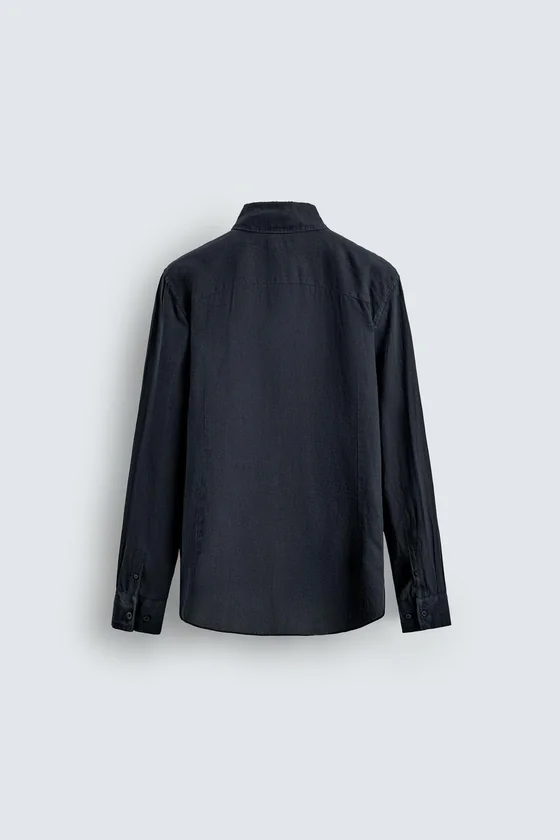 РУБАШКА REGULAR FIT ИЗ 100% ЛЬНА