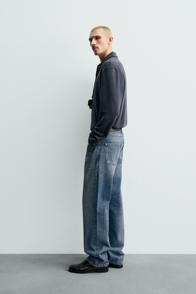 Поло с текстурой «под бархат» из коллекции origins