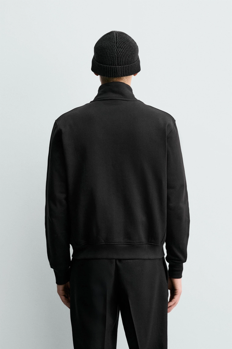 Толстовка с молнией тяжелого веса из коллекции origins