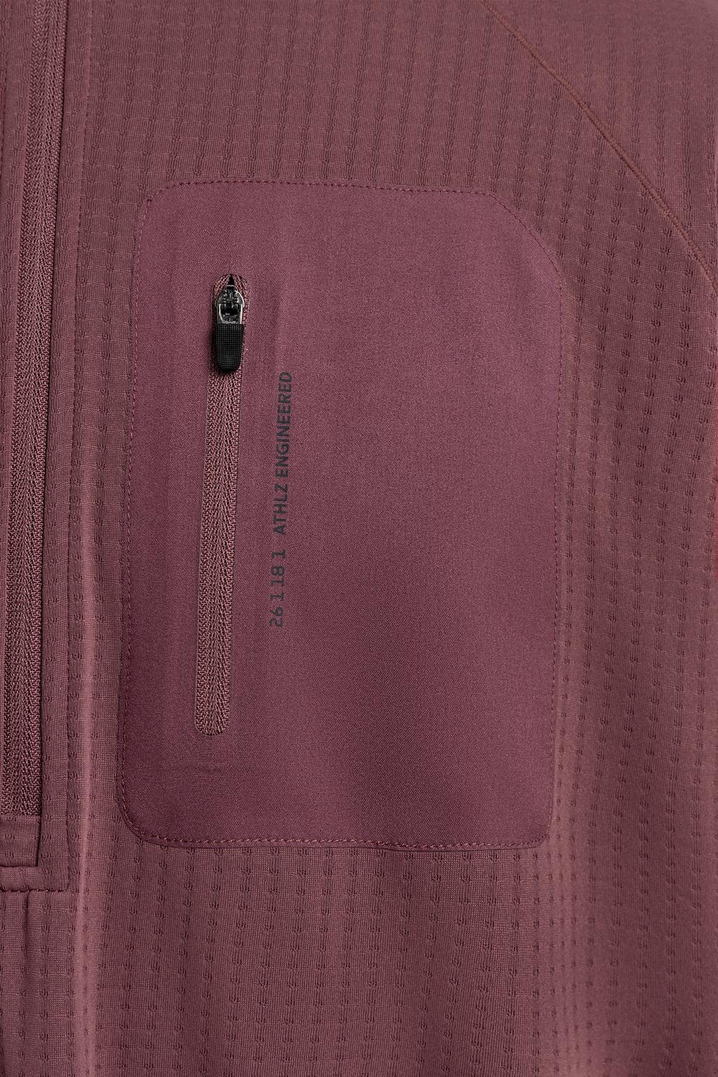 ТОЛСТОВКА С ВОРОТНИКОМ НА МОЛНИИ И КОМБИНИРОВАННЫМ КАРМАНОМ