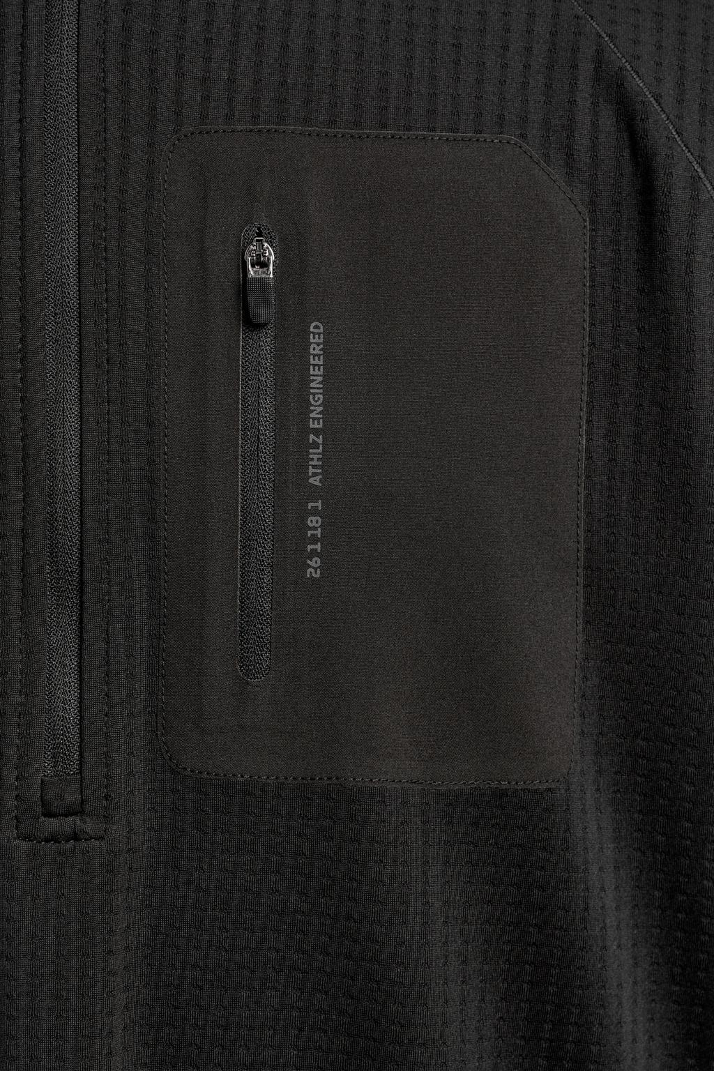 ТОЛСТОВКА С ВОРОТНИКОМ НА МОЛНИИ И КОМБИНИРОВАННЫМ КАРМАНОМ