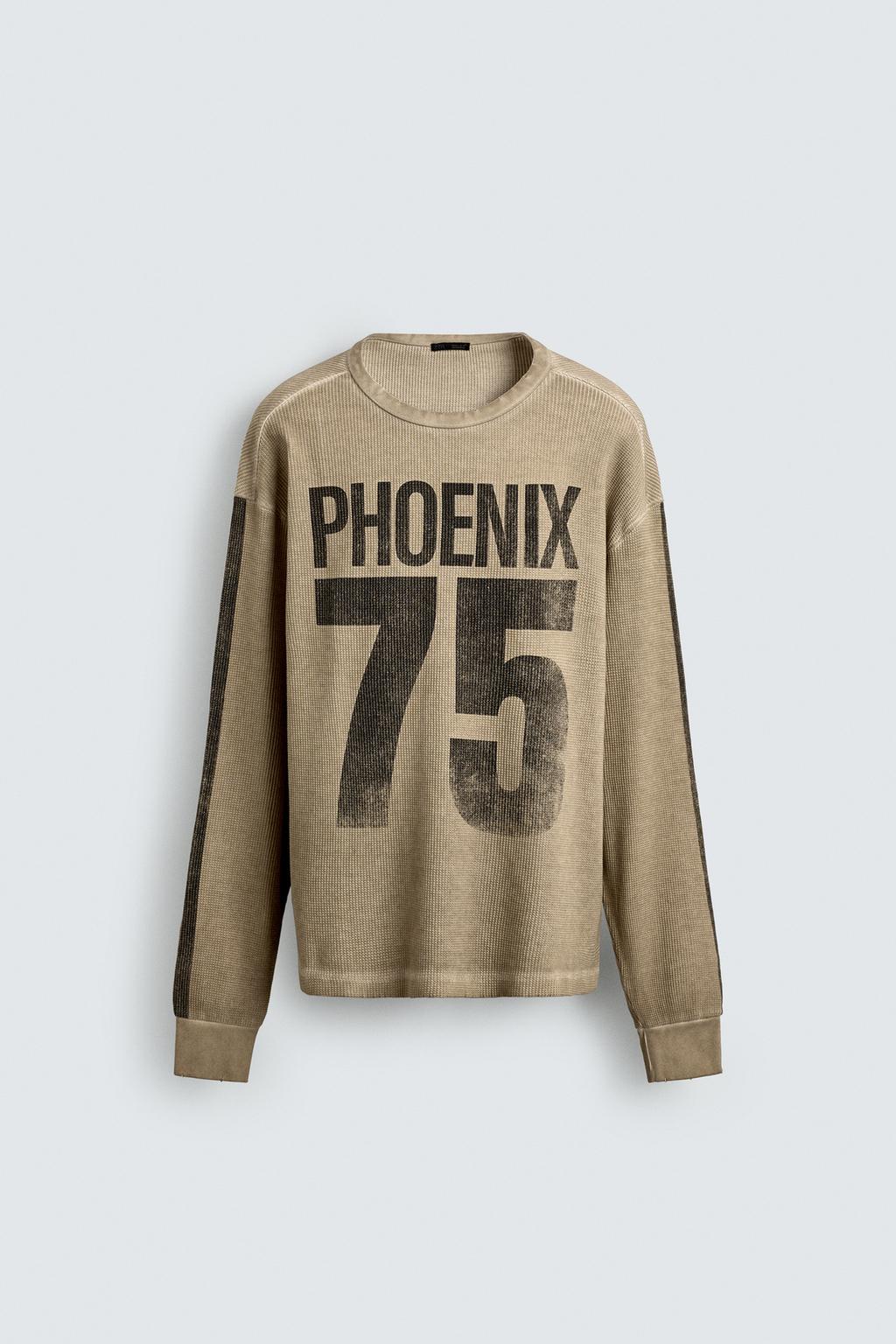 ТОЛСТОВКА С ВАФЕЛЬНОЙ СТРУКТУРОЙ И ПРИНТОМ