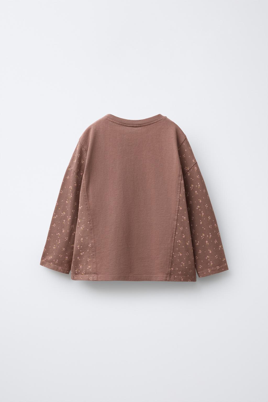 ФУТБОЛКА С ЦВЕТОЧНЫМ ПРИНТОМ